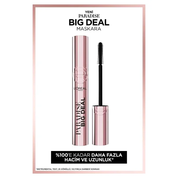 L'Oreal Paris Big Deal Paradise Siyah Maskara