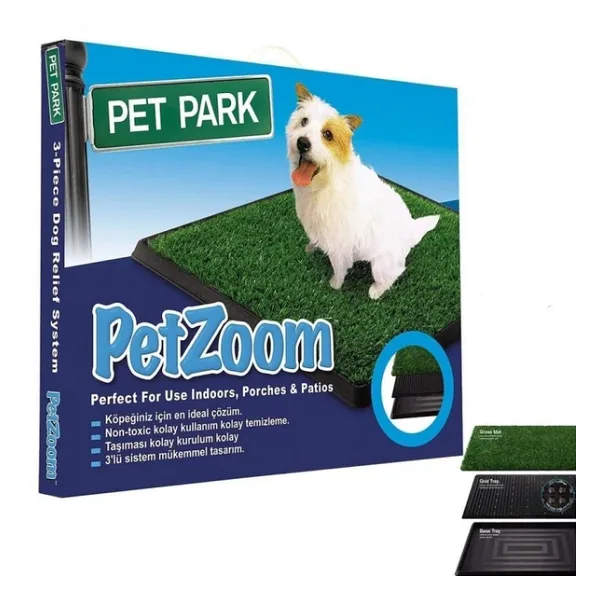 Mey İthalat Mey Ithalat Pet Zoom Pet Park Köpek Tuvaleti 64 cm x 51CM x 3.8 cm
