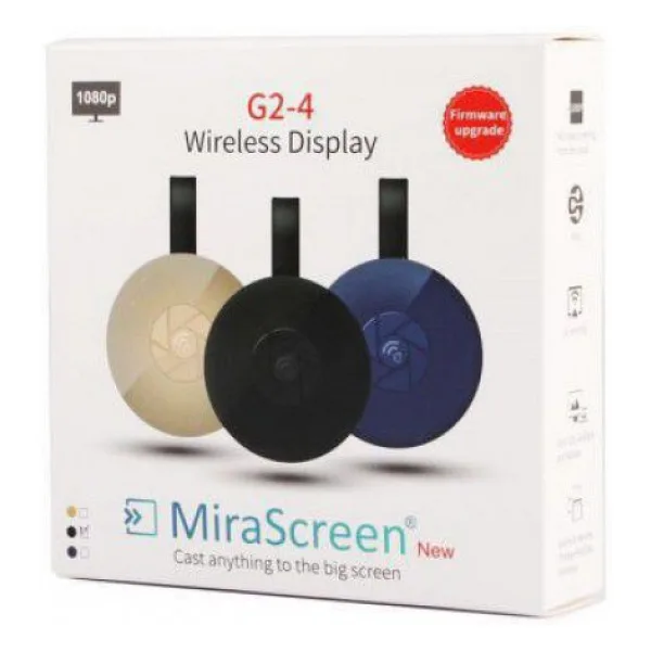 MiraScreen G2-4 Full Hd 1080p HDMI Kablosuz Ses ve Görüntü Aktarıcı