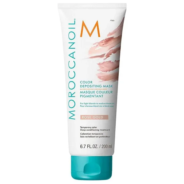 Moroccanoil Color Deposit Mask Rose Gold Renk Tazeleyici Maske 200 ml