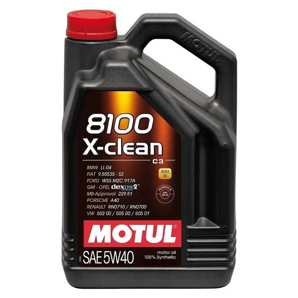 Motul 8100 X-Clean 5W-40 4 lt Motor Yağı