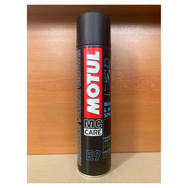 Motul E9 Wash & Wax 400 ml Temizleme ve Parlatma Spreyi