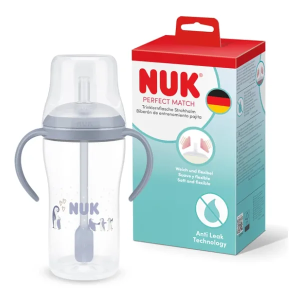 NUK PM Pipetli Alıştırma Bardağı, 260 ml, Mavi