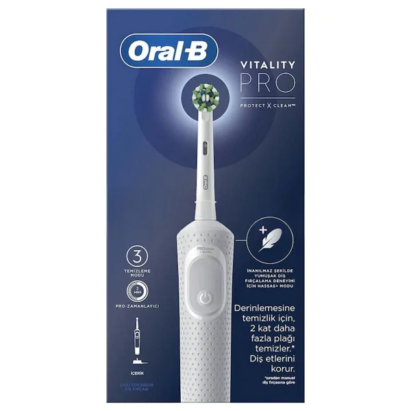 Oral-B Vitality Pro D103 Beyaz Şarjlı Diş Fırçası