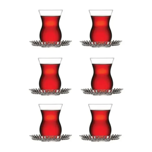 Paşabahçe Beykoz Crystallin 12 Parça 6 Kişilik Çay Seti