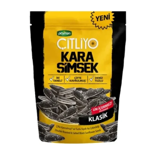 Peyman Çitliyo Kara Şimşek Klasik 120 gr Ay Çekirdeği