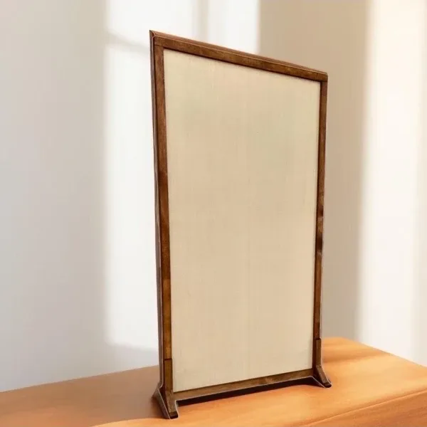 pinoxi 180cm X 100cm Ahşap Çerçeveli Ayaklı Kumaş Paravan Seperatör Oda Ayırıcı Dekor 180cm X 100cm