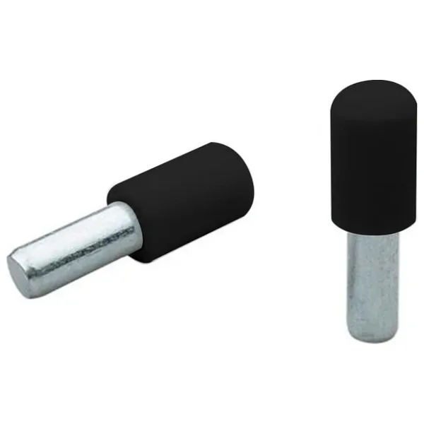 PLASTİK BAŞLI METAL RAF PİMİ 5 MM SİYAH ( 100 ADET )