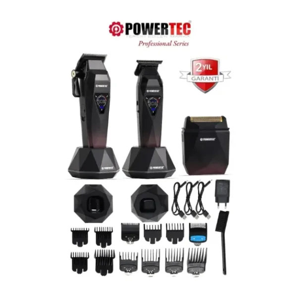 Powertec TR-5800 3in1 Erkek Bakım Seti