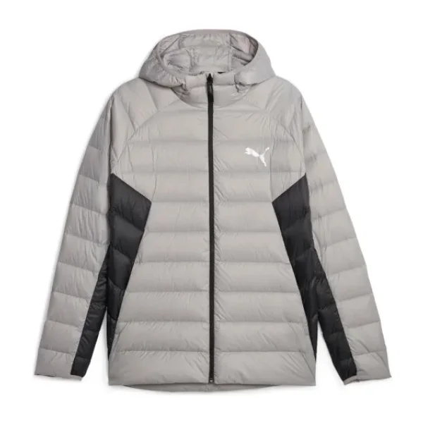 Puma Packlite 849355-14 Kapüşonlu Gri Erkek Şişme Mont