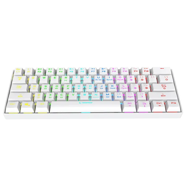 Rampage B-ATOM KB-RX63 RGB TKL Blue Switch Kablolu/Kablosuz Mekanik Oyuncu Klavyesi