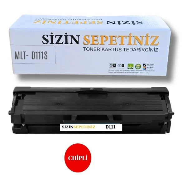 Samsung Mlt-D111S Muadil Toner - Sl-M2070Fw / Sl-M2070W (Çipli)