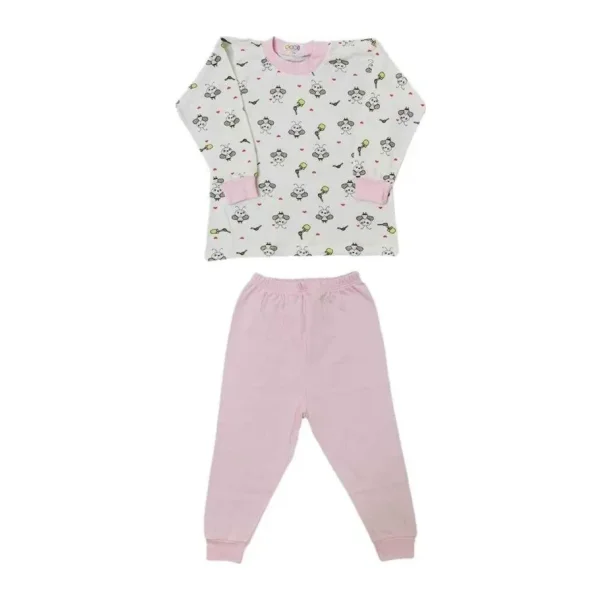 Sebi Bebe Bebek Pijama Takımı 2405 Pembe 3 Yaş