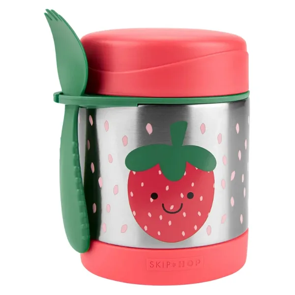 Skip Hop Spark Style Çilek Paslanmaz Çelik Termos 325 ml