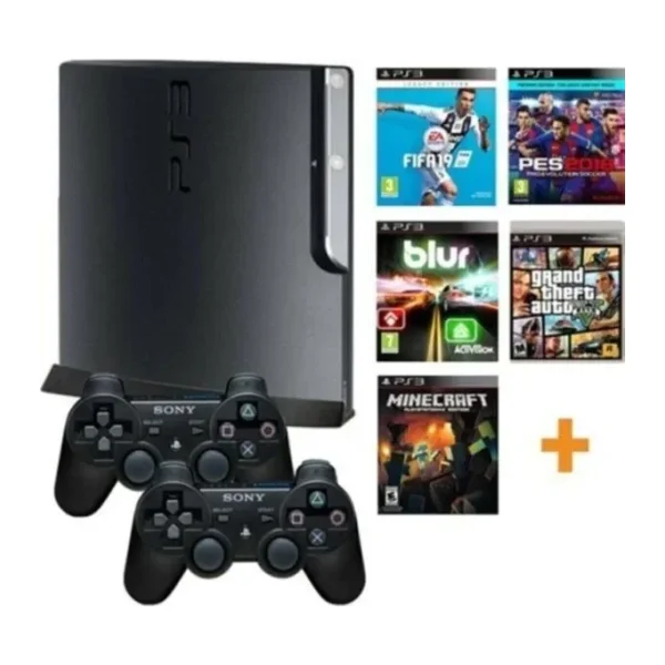 Sony Playstation 3 Slim 320 Gb + 2 Orijinal Kol + 30 Oyun