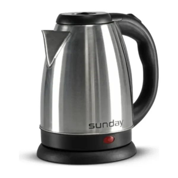 SUNDAY Sinem Çelik Kettle 1,8 lt Paslanmaz Çelik Gizli Rezistanslı Otomatik Kapanma Özellikli