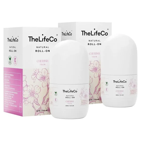 TheLifeCo Doğal Roll-on Deodorant Cherish(Teenage) 60ml x2