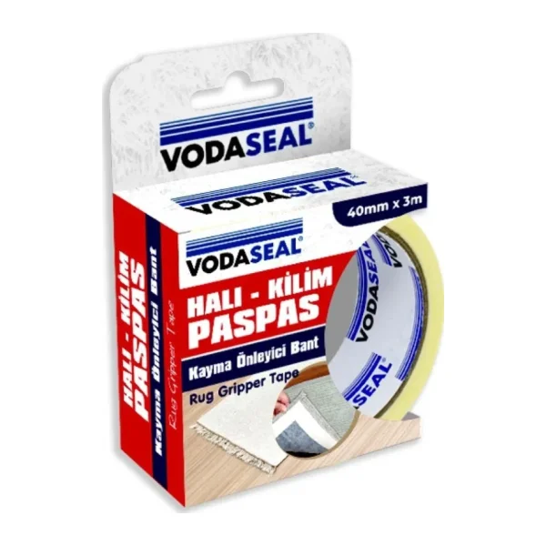 Vodaseal Halı Kilim Paspas Kayma Önleyici Bant - 40 Mm X 3 Mt.