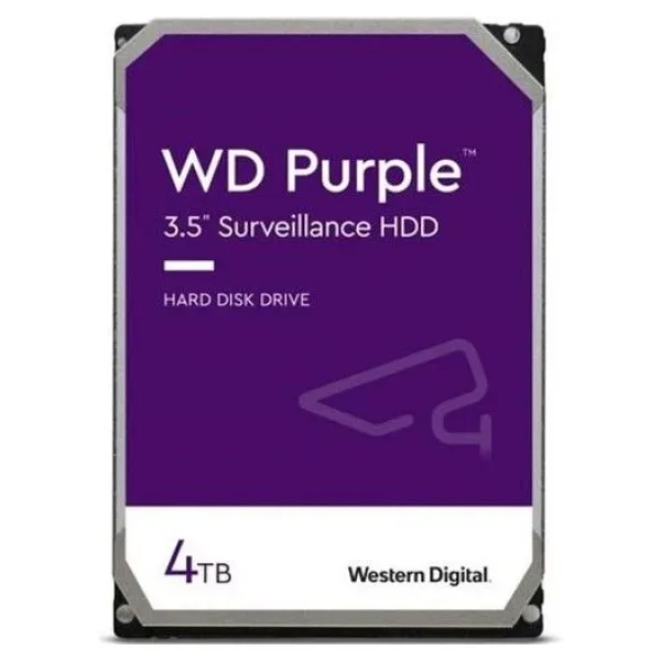 WD PURPLE 4TB 5400RPM 256MB SATA3 WD43PURZ 7/24 HDD RESMİ DİSTİ GARANTİLİ