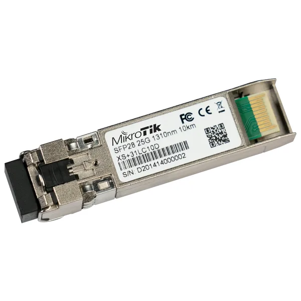 XS+31LC10D 25/10/1Gbit SFP28 Modül Mikrotik Single Mode 10km 1310nm