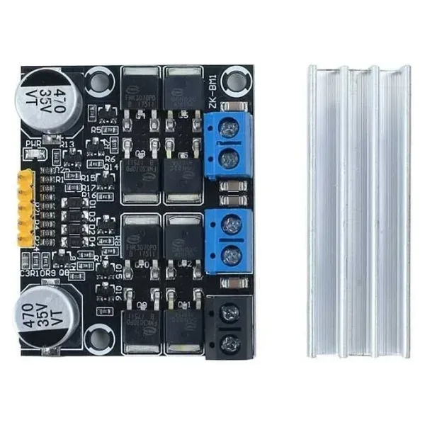 ZK-BM1 10A 3-18V DC PWM Çift Motor Sürücü