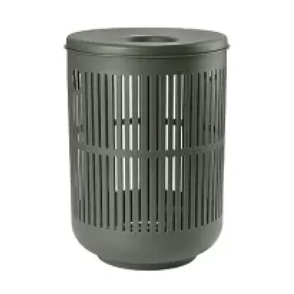 Zone Denmark Ume Kapaklı Çamaşır Sepeti, Çamaşır Torbası, Çamaşır Sepeti, Çap 40 Cm, Yükseklik 54 C - Altın