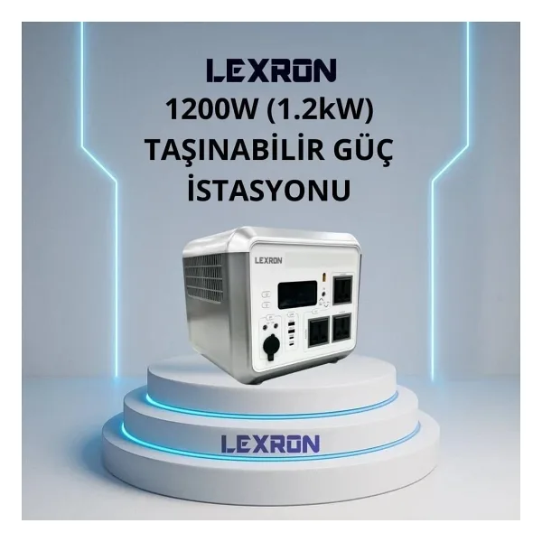 1200W (1.2kW) TAŞINABİLİR GÜÇ İSTASYONU