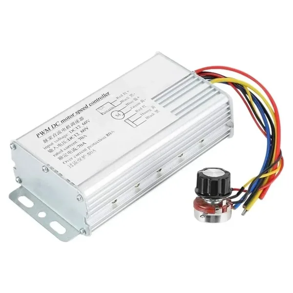 12V-60V 70A PWM DC Motor Hız Kontrol Modülü