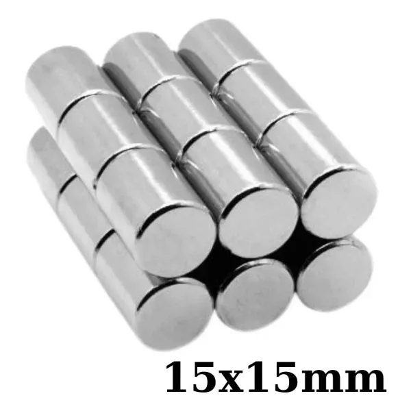15x15mm Neodyum Güçlü Mıknatıs - Neodim Magnet