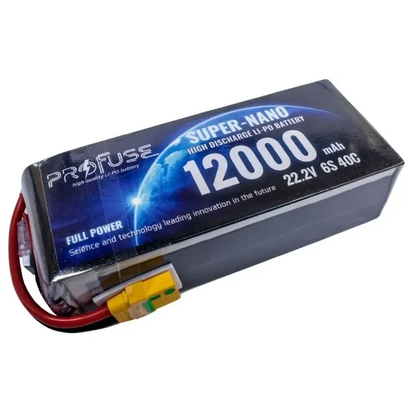 22.2V 6S 12000mAh 40C Lipo Batarya