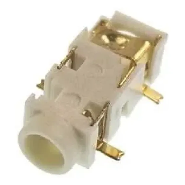 3.5mm Stereo SMD Jack Dişi - Beyaz