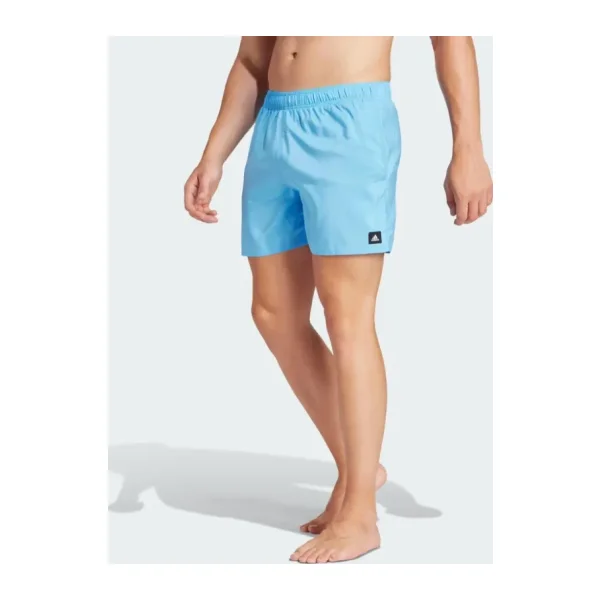 Adidas Solid CLX Classic-Length IR6216 Mavi Erkek Deniz Şortu