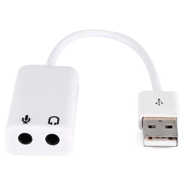Alfais Usb Ses Kartı Çevirici 7+1 Dönüştürücü Laptop Harici Ses Kartı