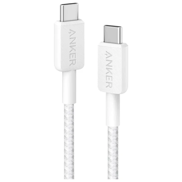 Anker 322 PowerLine A81F6 1.8 m Type-C to Type-C Hızlı Şarj Kablosu