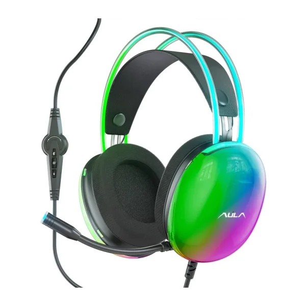 Aula S505 RGB USB Kablolu Kulak Üstü Oyuncu Kulaklığı