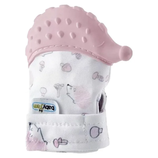 Babyjem 612 Kirpi Diş Kaşıyıcı Eldiven Pembe