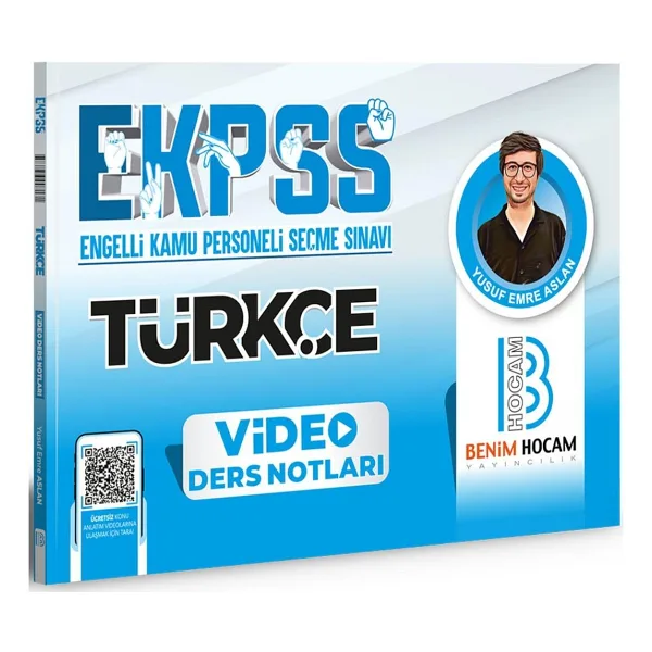 Benim Hocam Yayınları 2024 EKPSS Türkçe Video Ders Notları