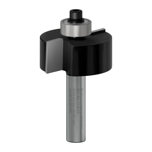 Bosch 2 608 628 aksesuarı 350 Falzfraeser 8 mm, B 9,5 mm, L 12,7 mm, G 54 mm