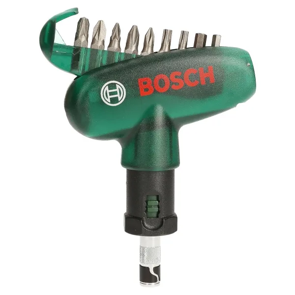 Bosch Professional Accessories Diy Circirli Tornavida ve 9 Vidalama Ucu, Gri