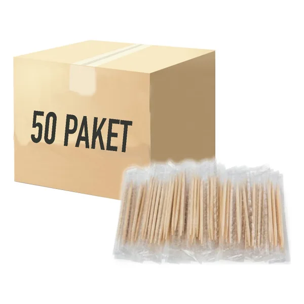Ethex Jelatinli Bambu Kürdan 500 Lü x 50 Paket (1 Koli)
