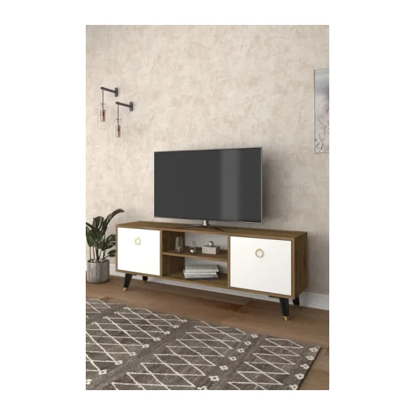 Ferniso Mobilya 138 Cm Tv Ünitesi Çam-Beyaz