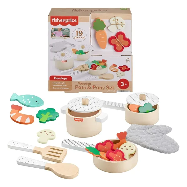 Fisher Price Ahşap Mutfak Seti HXT83