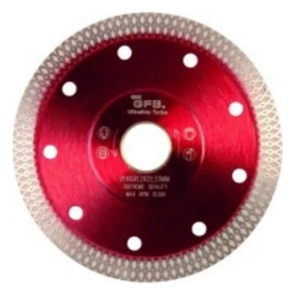 Gfb Hassas Kesim Çapraz Diş Ince Turbo Elmas Seramik-Fayans Kesici 115 Mm -2394
