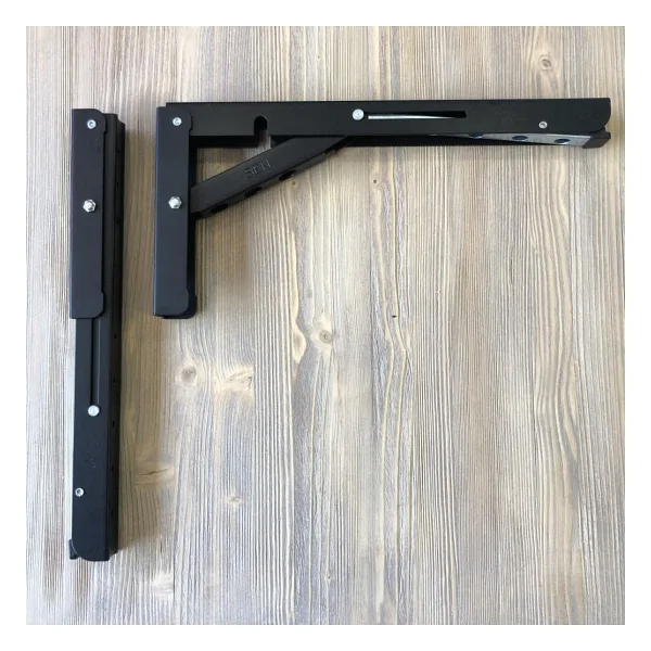 Gürçay Hırdavat Katlanır Tekne Karavan Masa Ayağı 30CM 1 Takım Siyah