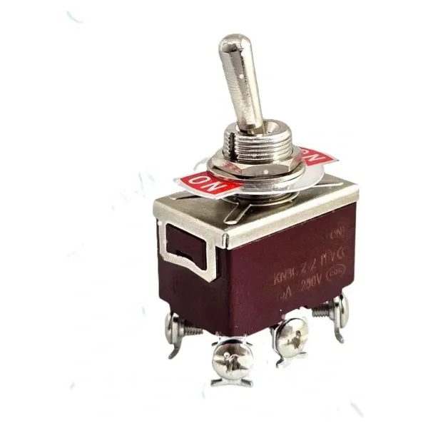 IC-158A Toggle Switch Off-Mom 15A 6P Ø12mm KN3C-212