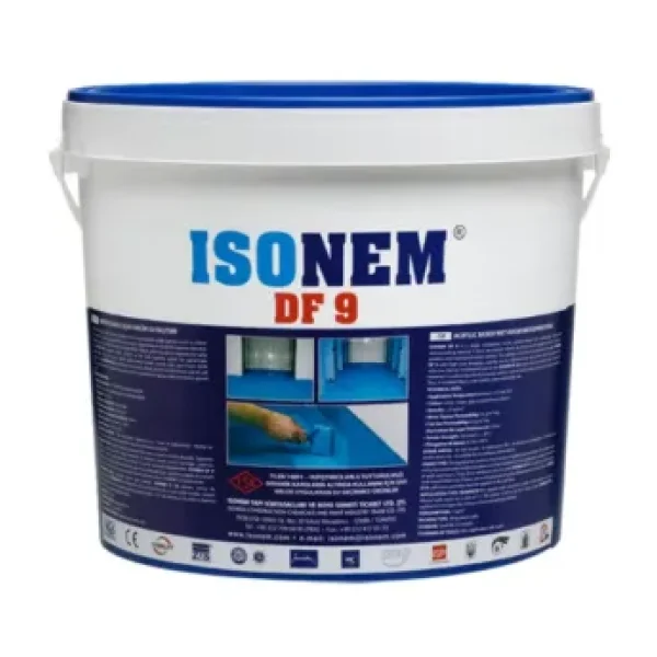 Isonem DF 9 18 kg Akrilik Esaslı Islak Hacim Su Yalıtım Malzemesi