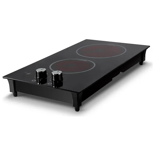 Kumtel V3-02 P İkili Vitroseramik Set Üstü Domino Ocak