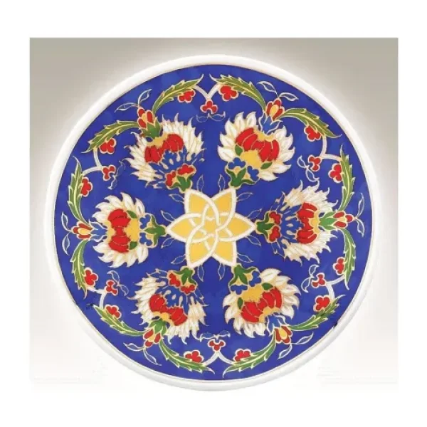 Kütahya Porselen El Dekoru Tabak Dekor No 013883 13 cm