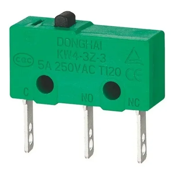 KW4-3Z-3-B112023L SPDT NO+NC 3-Pin Micro Switch