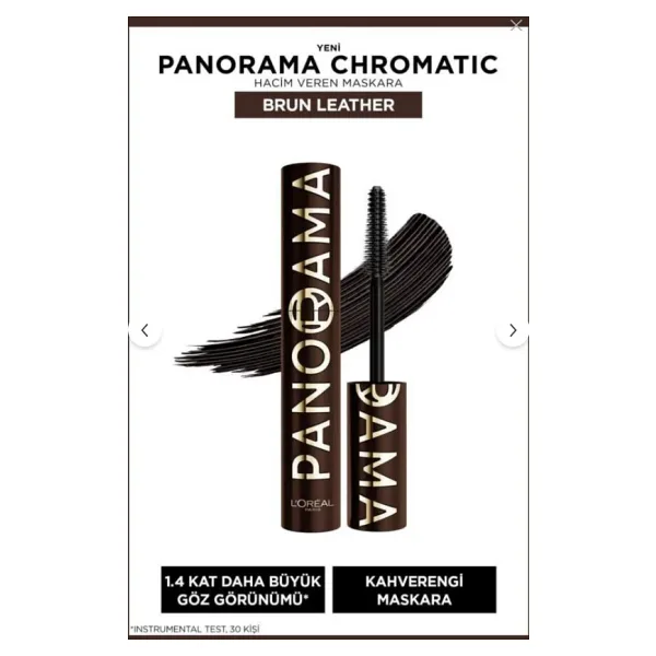 L'Oreal Paris Panorama Chromatic Hacim Veren Brun Leather Maskara